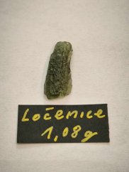 Raw Moldavite 1,08g - ČR, Ločenice