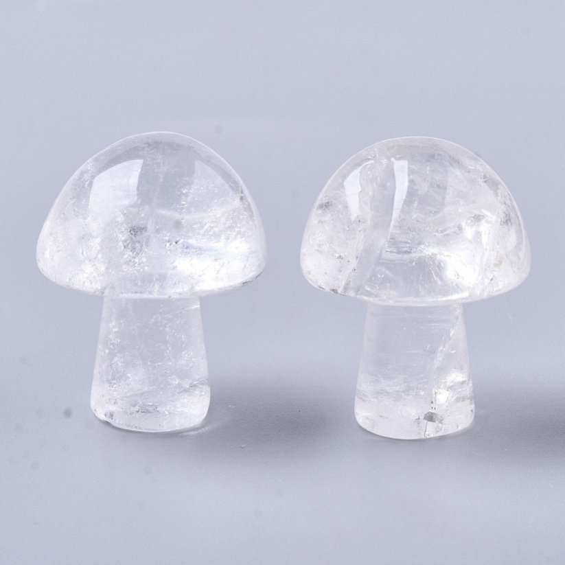 Mushroom shaped natural quartz crystal