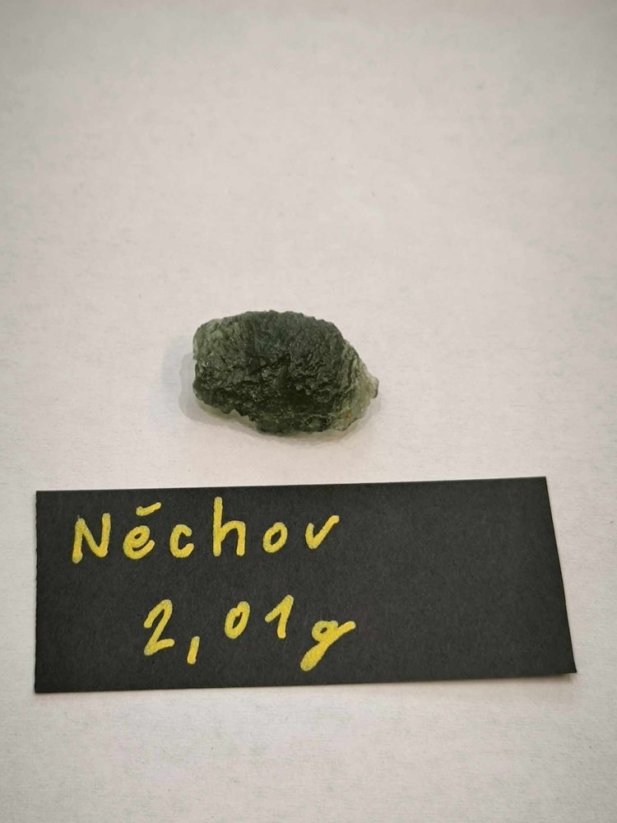 Raw Moldavite 2,01g - ČR, Něchov