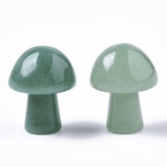 Mushroom shaped green aventurine