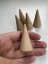 Small wooden mandrel for angels, cone 5cm