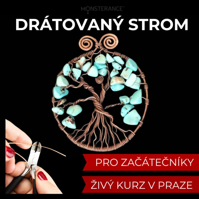 Drátovaný strom - živý kurz v Ateliéru
