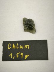 Raw Moldavite 1,59g - ČR, Chlum