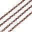 Iron Rolo Chains, red copper