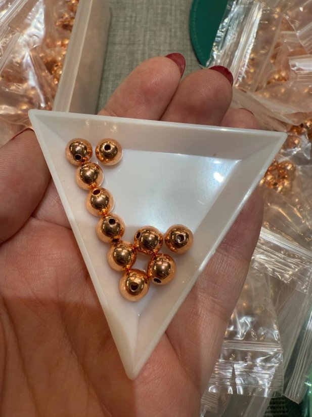 K8 Copper Lacquered Bead 8 mm