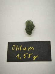 Raw Moldavite 1,55g - ČR, Chlum