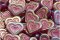 Korálky Rutkovsky růžová srdíčka 14x16mm