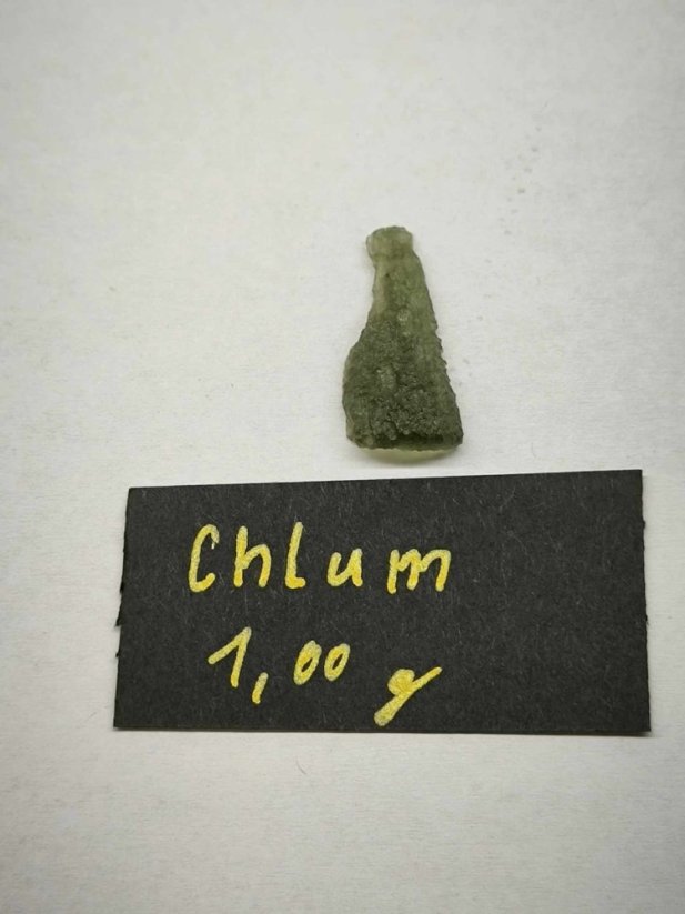 Raw Moldavite 1g - ČR, Chlum