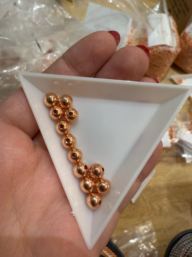 K6 Kulička měděná leštěná 6,3 mm