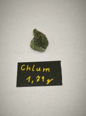 Raw Moldavite 1,71g - ČR, Chlum