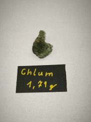 Vltavín surový 1,71g - ČR, Chlum