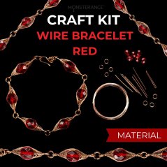 Craft kit Bracelet Red
