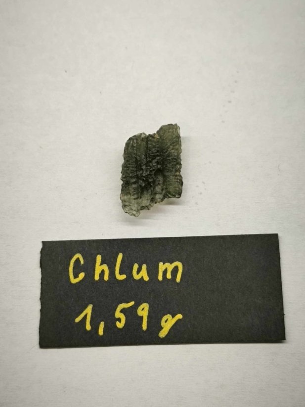 Raw Moldavite 1,59g - ČR, Chlum