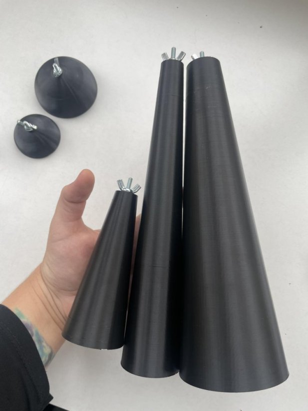 Big thin cone: mandrel for wire-wrapping 25cm (5x2)