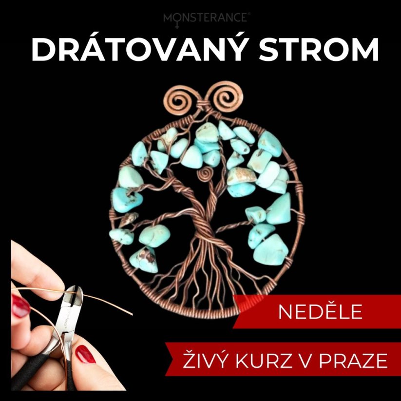 Drátovaný strom - živý kurz v Ateliéru