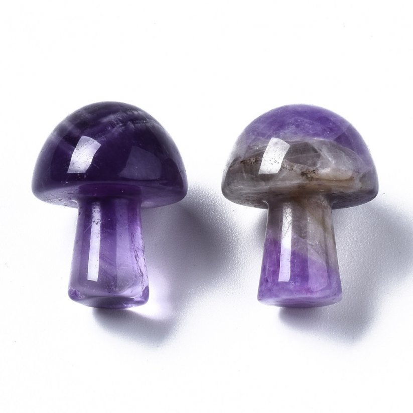 Mushroom shaped amethyst